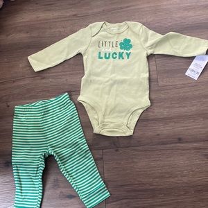Saint Paddy’s day outfit two piece six months